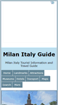 Mobile Screenshot of milanitaly.ca